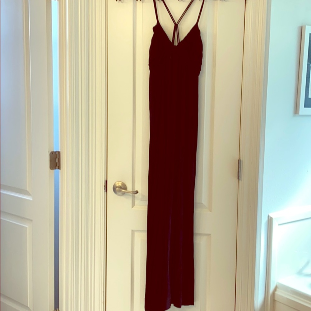 Black maxi dress